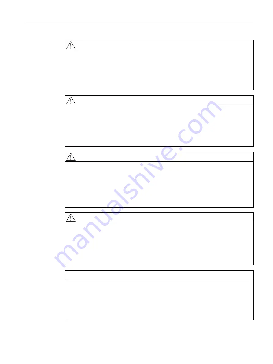 Siemens SINAMICS G120P Operating Instructions Manual Download Page 19