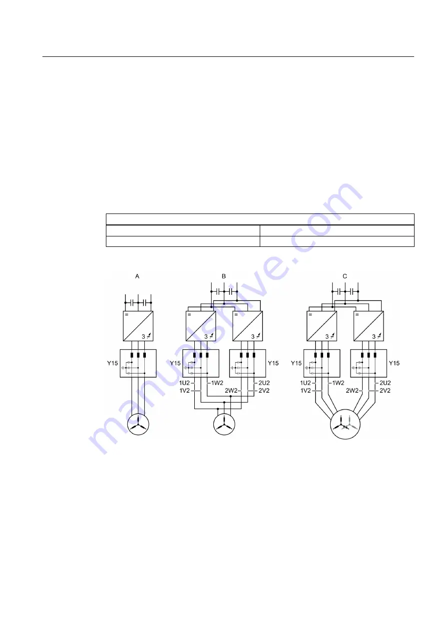 Siemens Sinamics GM150 6SL3835-2LN44-2AA0 Operating And Installation Instructions Download Page 59