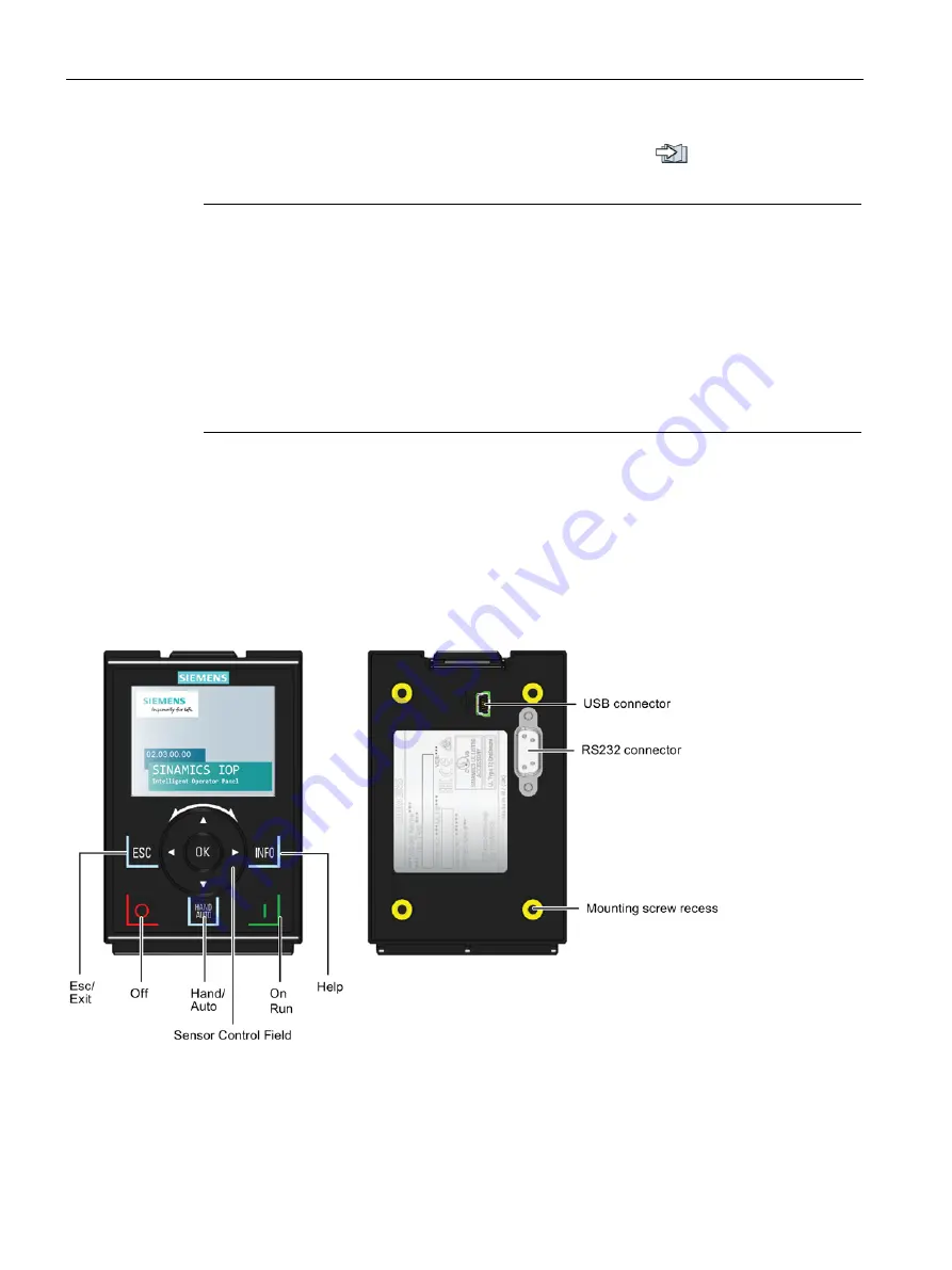 Siemens SINAMICS IOP-2 Скачать руководство пользователя страница 14