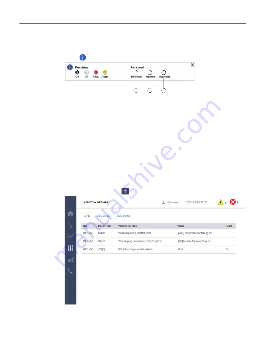 Siemens SINAMICS PERFECT HARMONY GH150 Скачать руководство пользователя страница 70