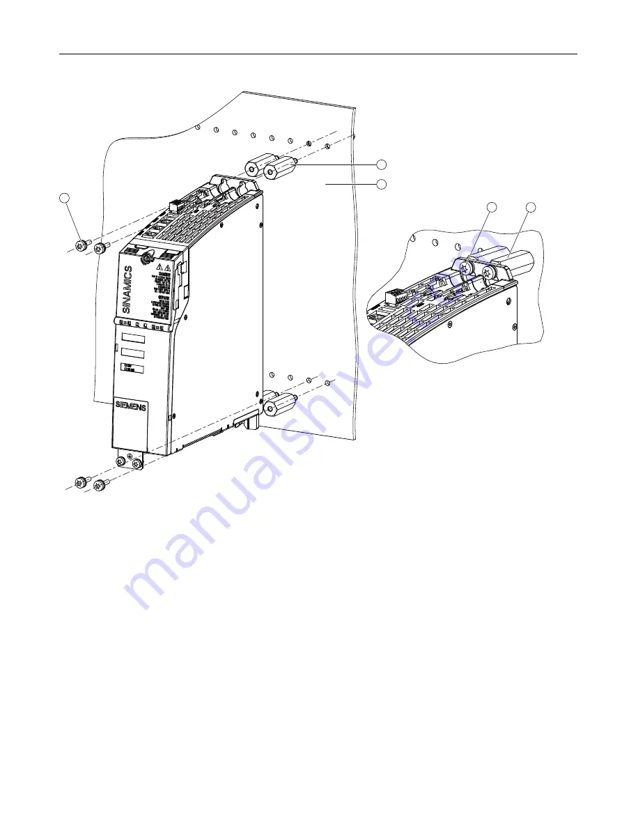 Siemens Sinamics S120M Equipment Manual Download Page 71