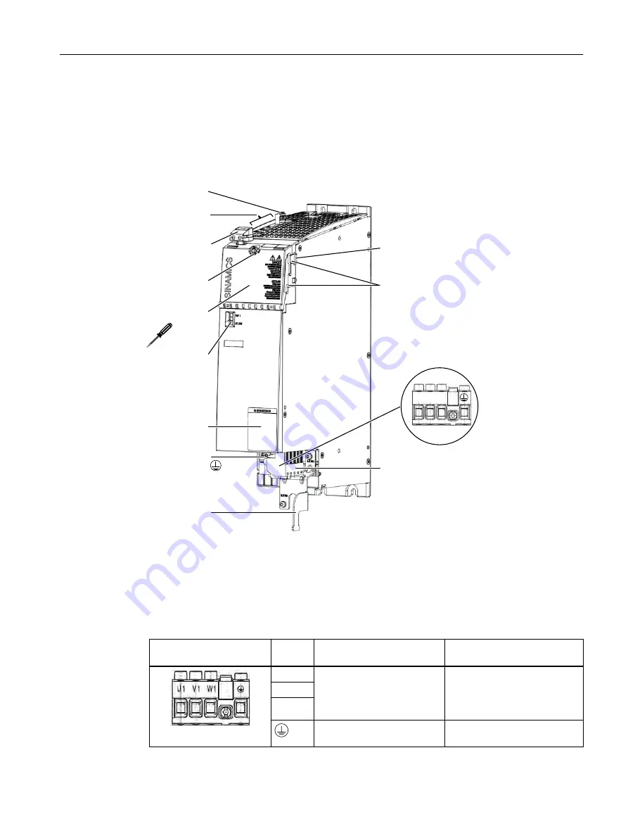 Siemens SINAMICS S220 Скачать руководство пользователя страница 61