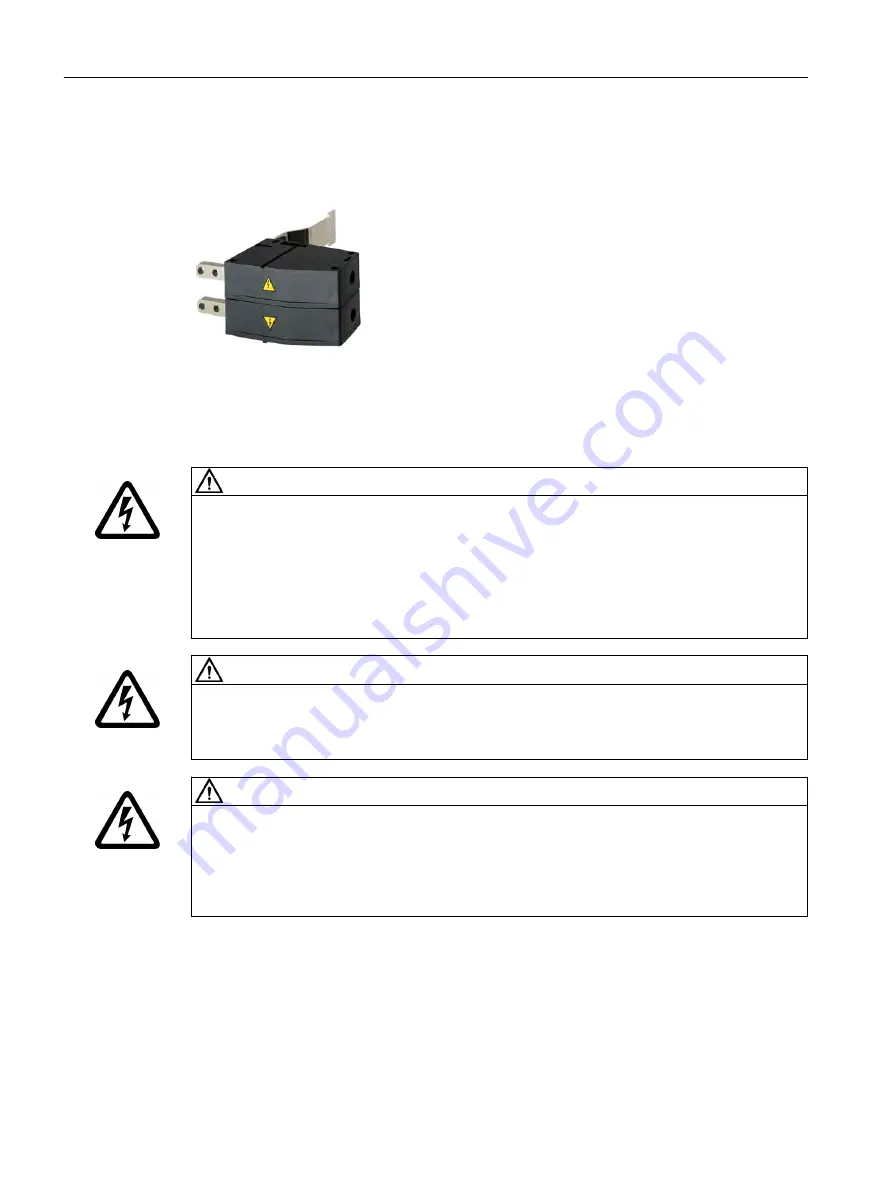 Siemens SINAMICS S220 Equipment Manual Download Page 74