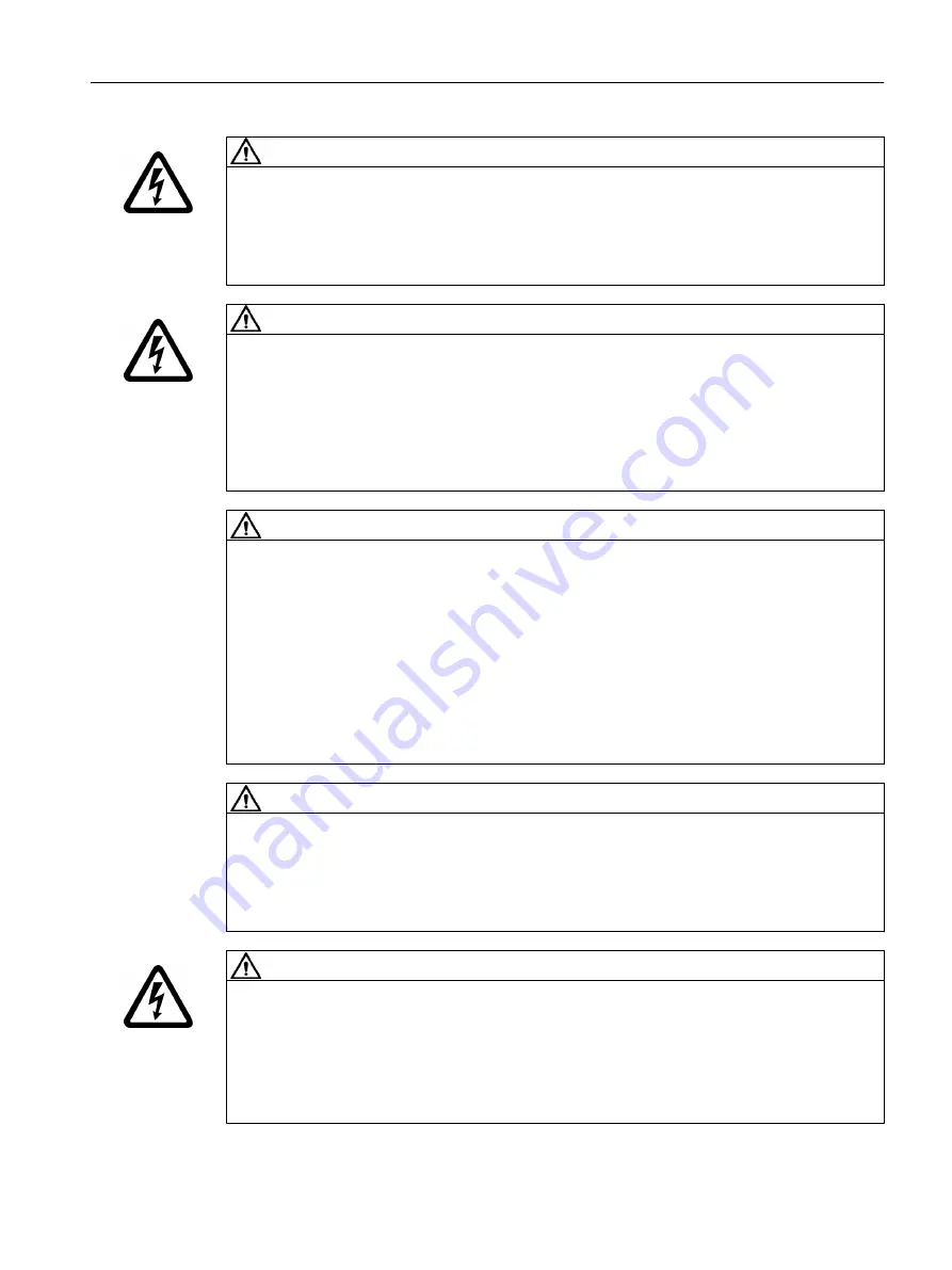 Siemens SINAMICS S220 Equipment Manual Download Page 75