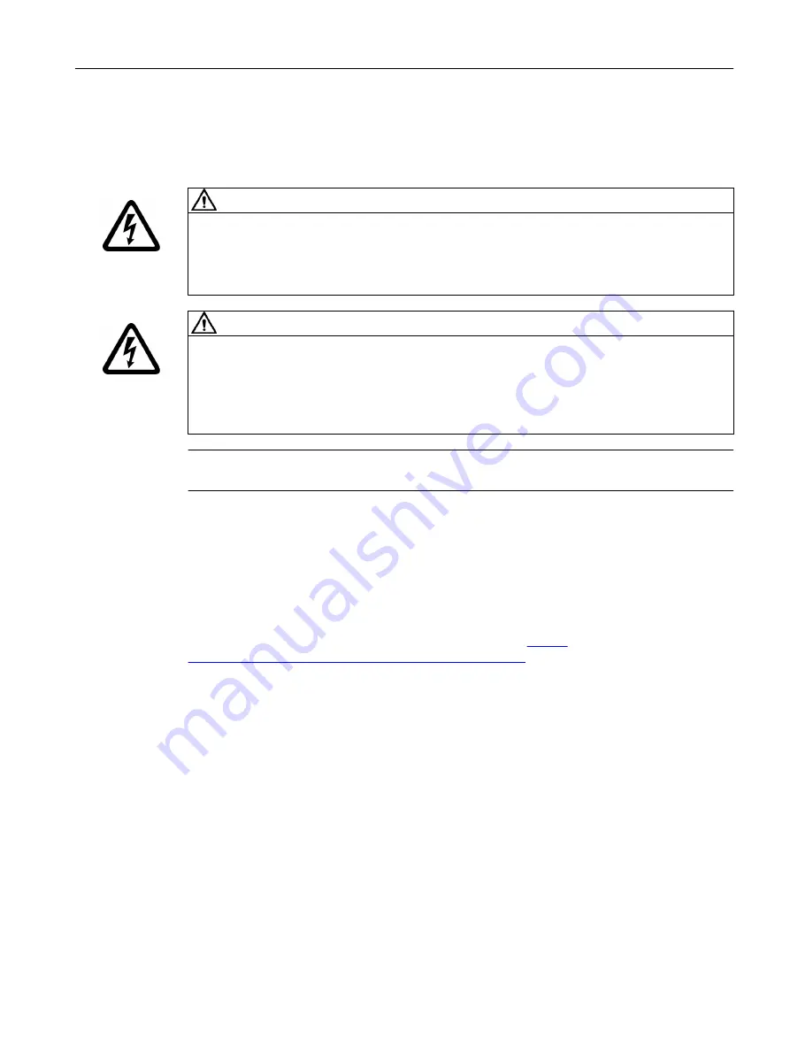 Siemens SINAMICS S220 Equipment Manual Download Page 83