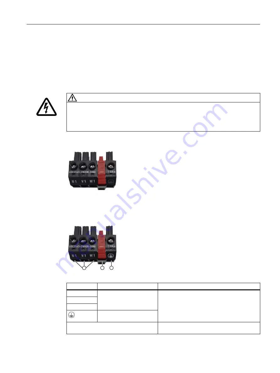 Siemens SINAMICS S220 Equipment Manual Download Page 93