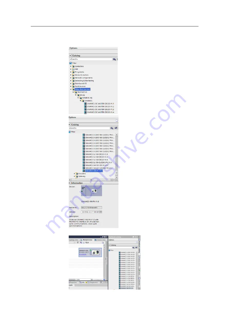 Siemens SINAMICS V90 PROFINET Application Description Download Page 11