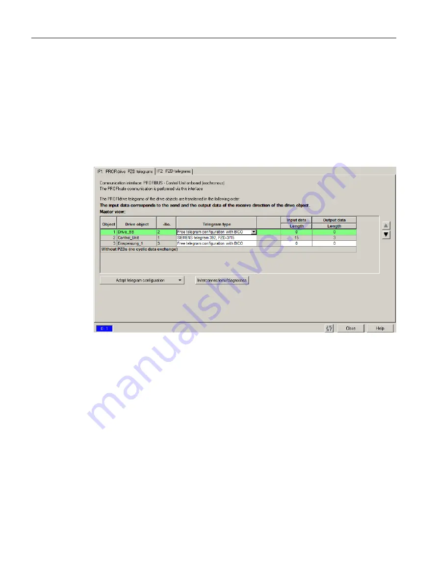 Siemens SINAMICS Configuration Manual Download Page 86