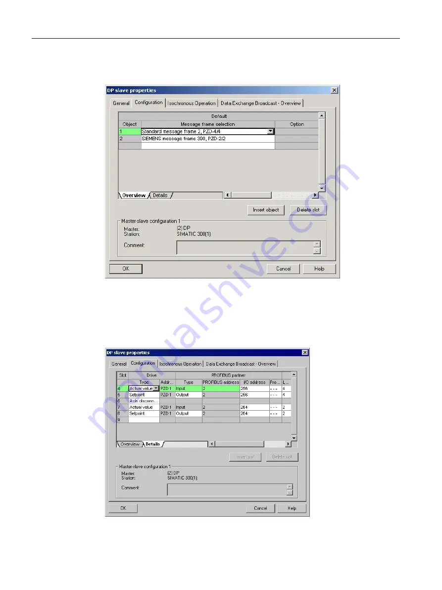 Siemens SINAMICS Configuration Manual Download Page 130