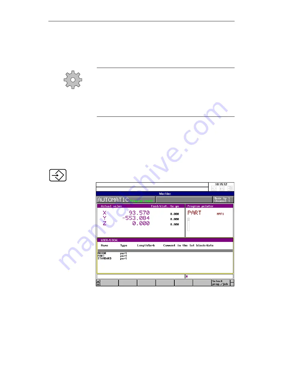 Siemens SINUMERIK 840C Operator'S Manual Download Page 116