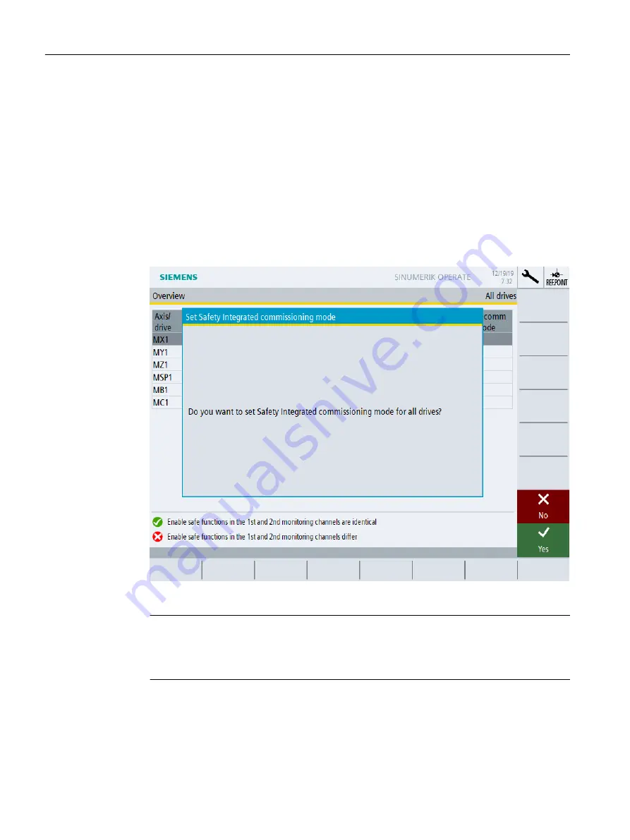 Siemens SINUMERIK MC Commissioning Manual Download Page 250