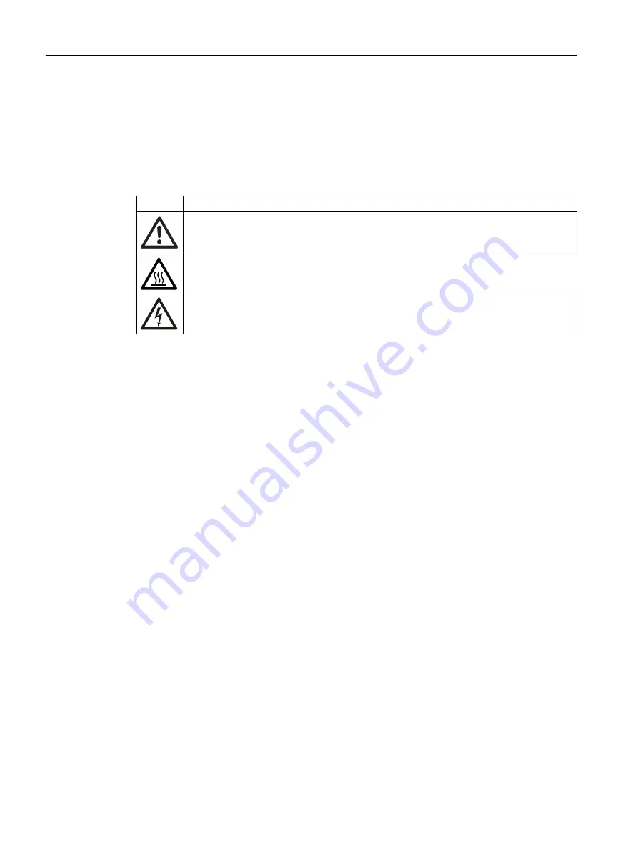 Siemens SIPROCESS GA700 Operating Instructions Manual Download Page 14