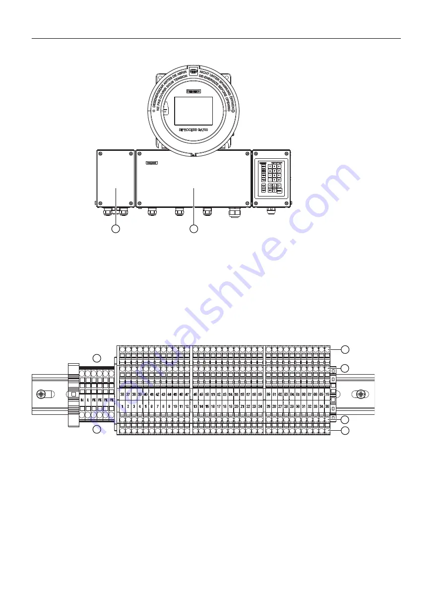 Siemens SIPROCESS GA700 Operating Instructions Manual Download Page 58