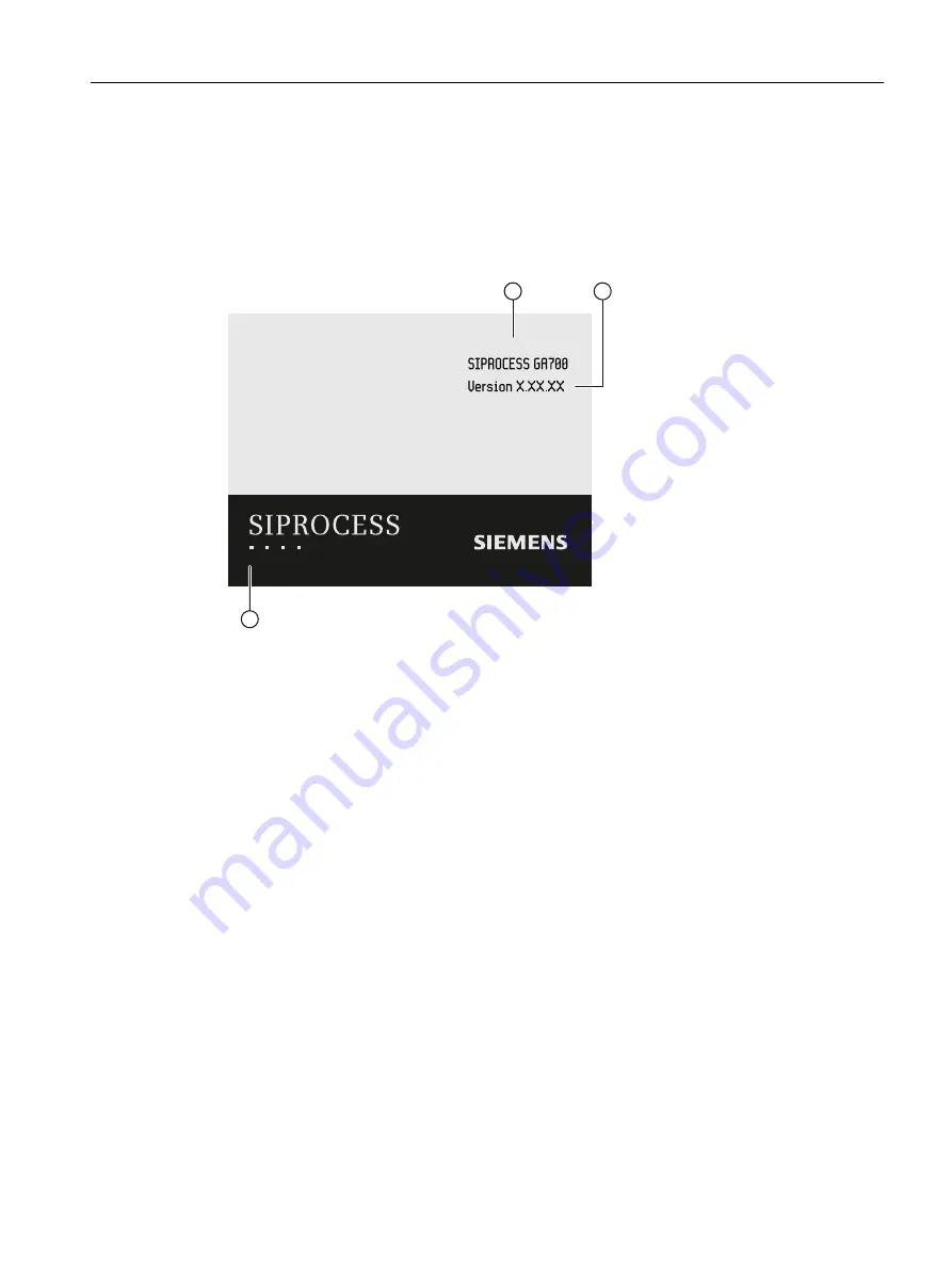 Siemens SIPROCESS GA700 Operating Instructions Manual Download Page 75