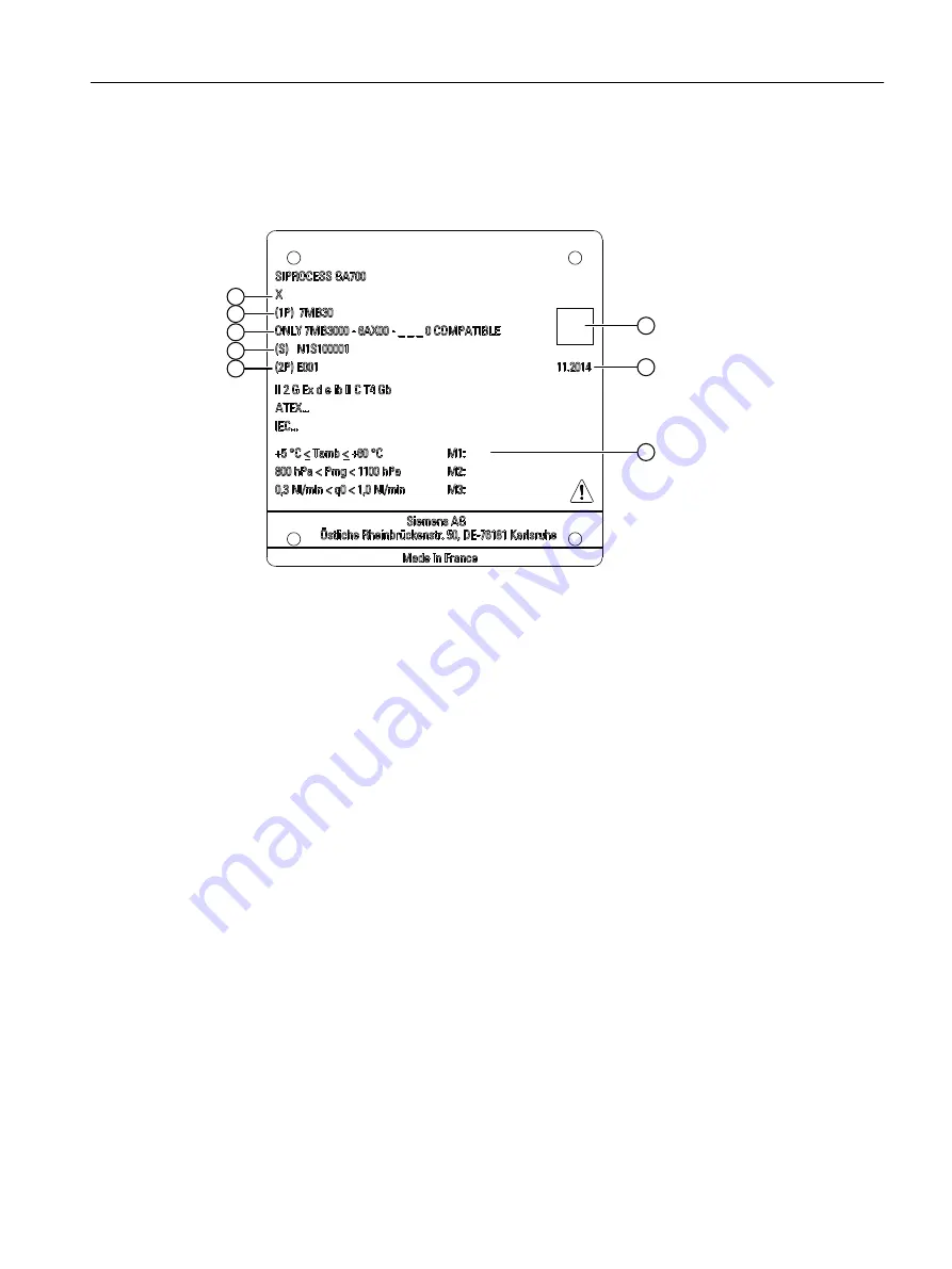 Siemens SIPROCESS GA700 Operating Instructions Manual Download Page 141