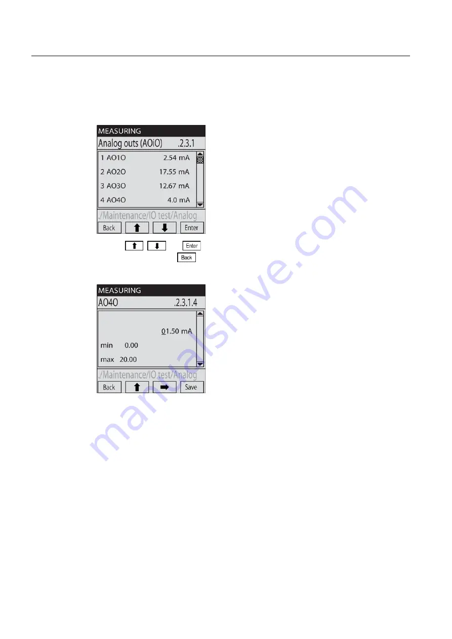 Siemens SIPROCESS UV600 Manual Download Page 124