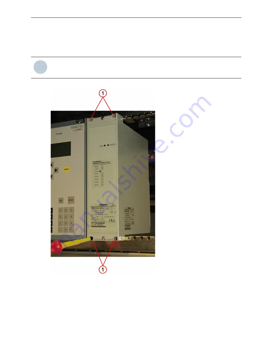 Siemens SIPROTEC 4 7XT71 Series Manual Download Page 89