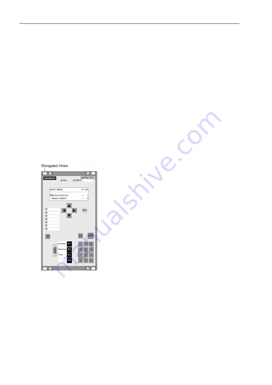 Siemens SIPROTEC 7SJ61 Manual Download Page 282