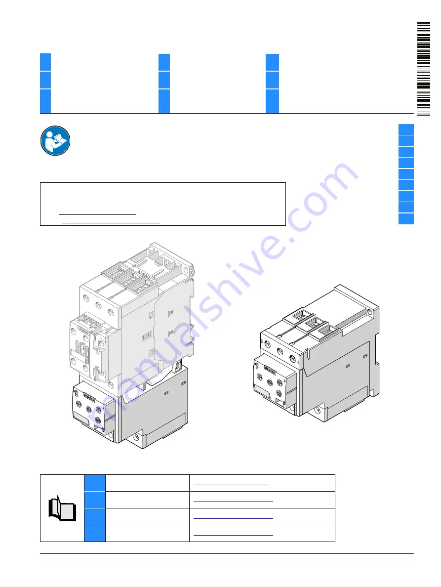 Siemens SIRIUS 3RR2143 Скачать руководство пользователя страница 1