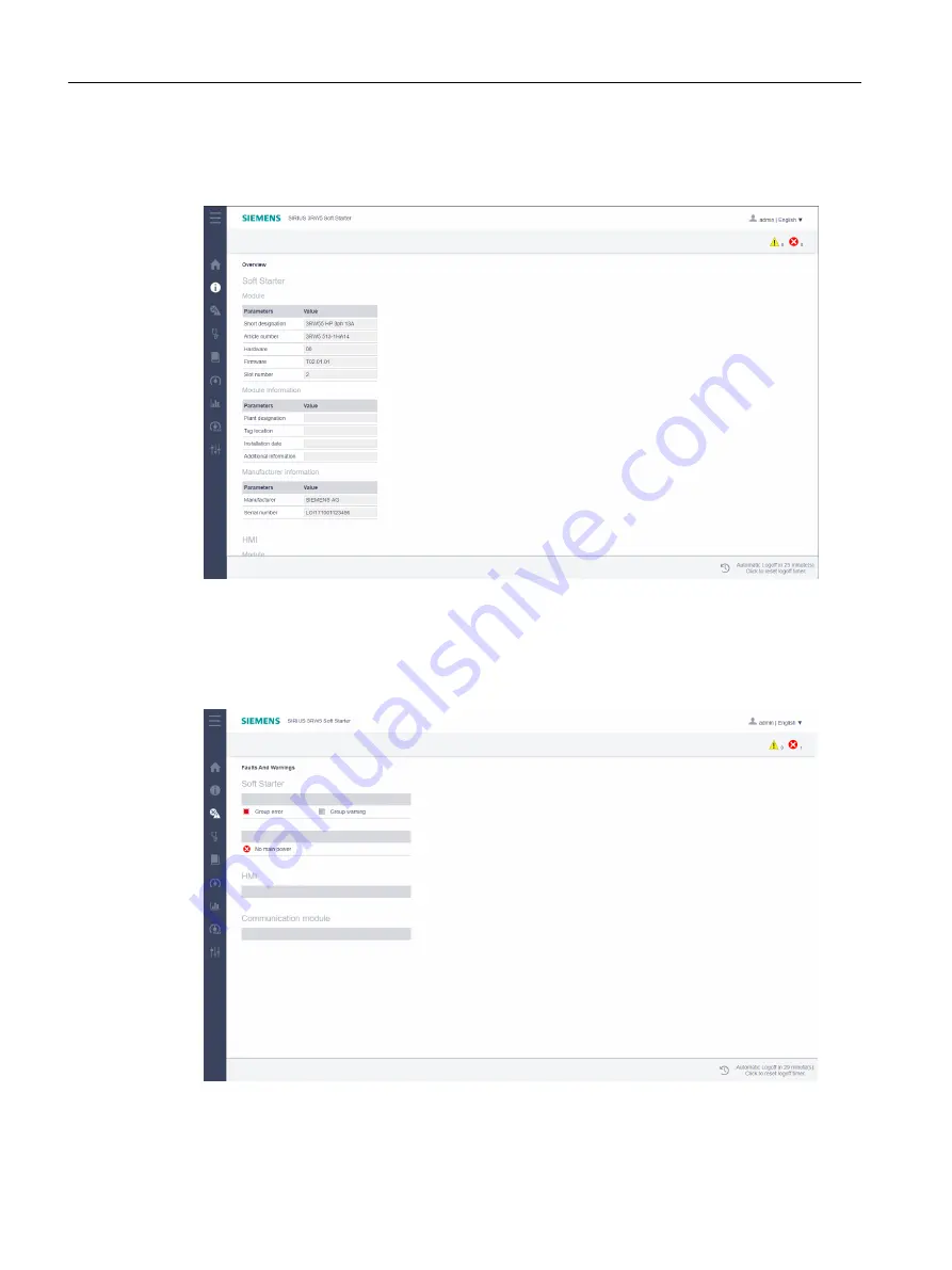 Siemens SIRIUS 3RW5 series Equipment Manual Download Page 102