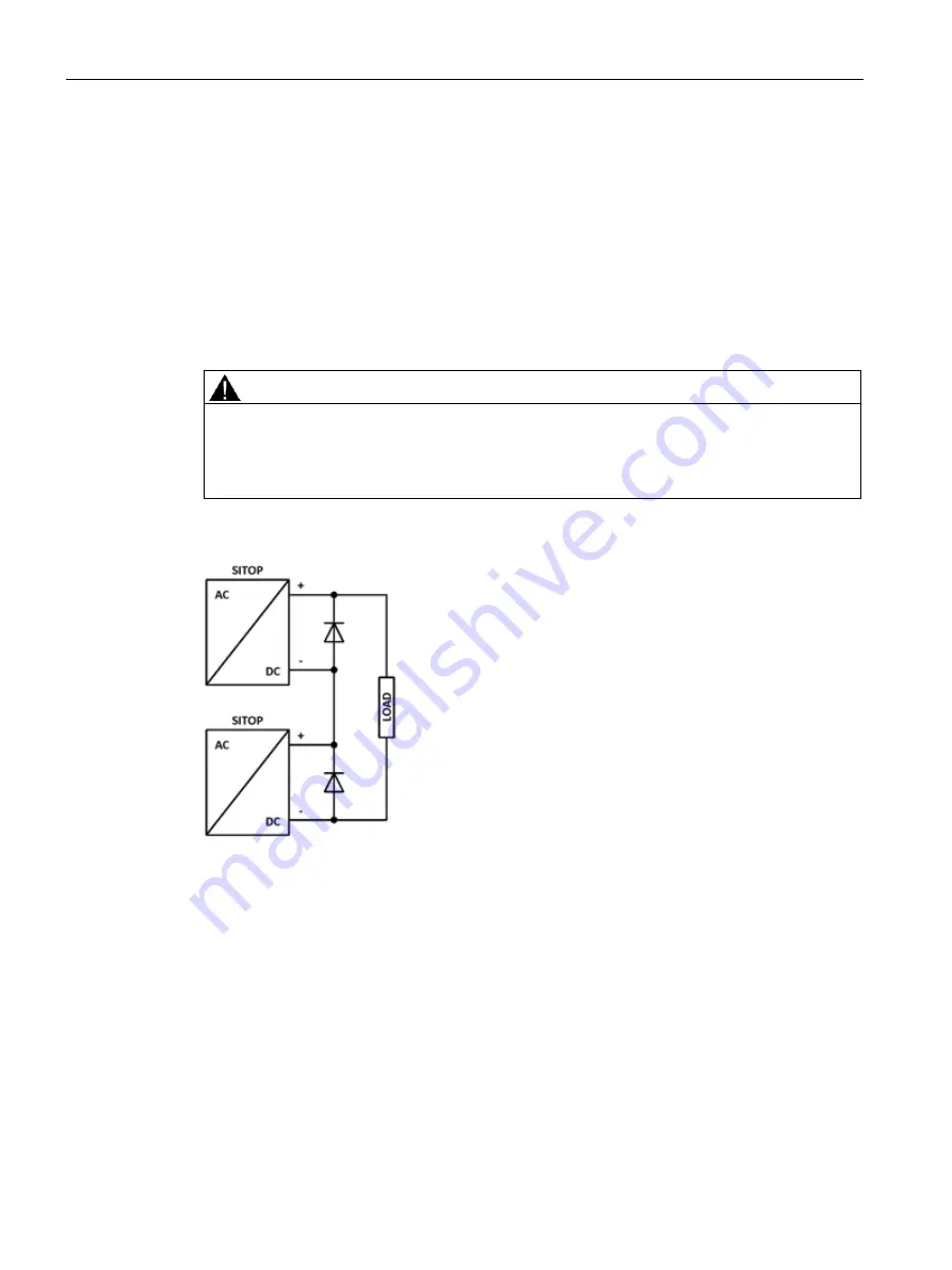 Siemens SITOP PSU100L 6EP1332-1LB00 Скачать руководство пользователя страница 52