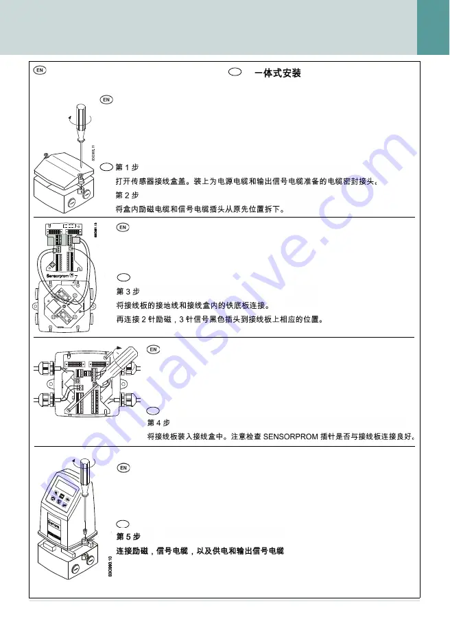 Siemens SITRANS 3100HT Quick Start Manual Download Page 7