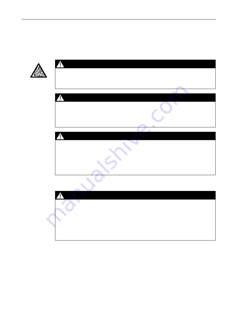 Siemens SITRANS 7ME3500 Operating Instructions Manual Download Page 19