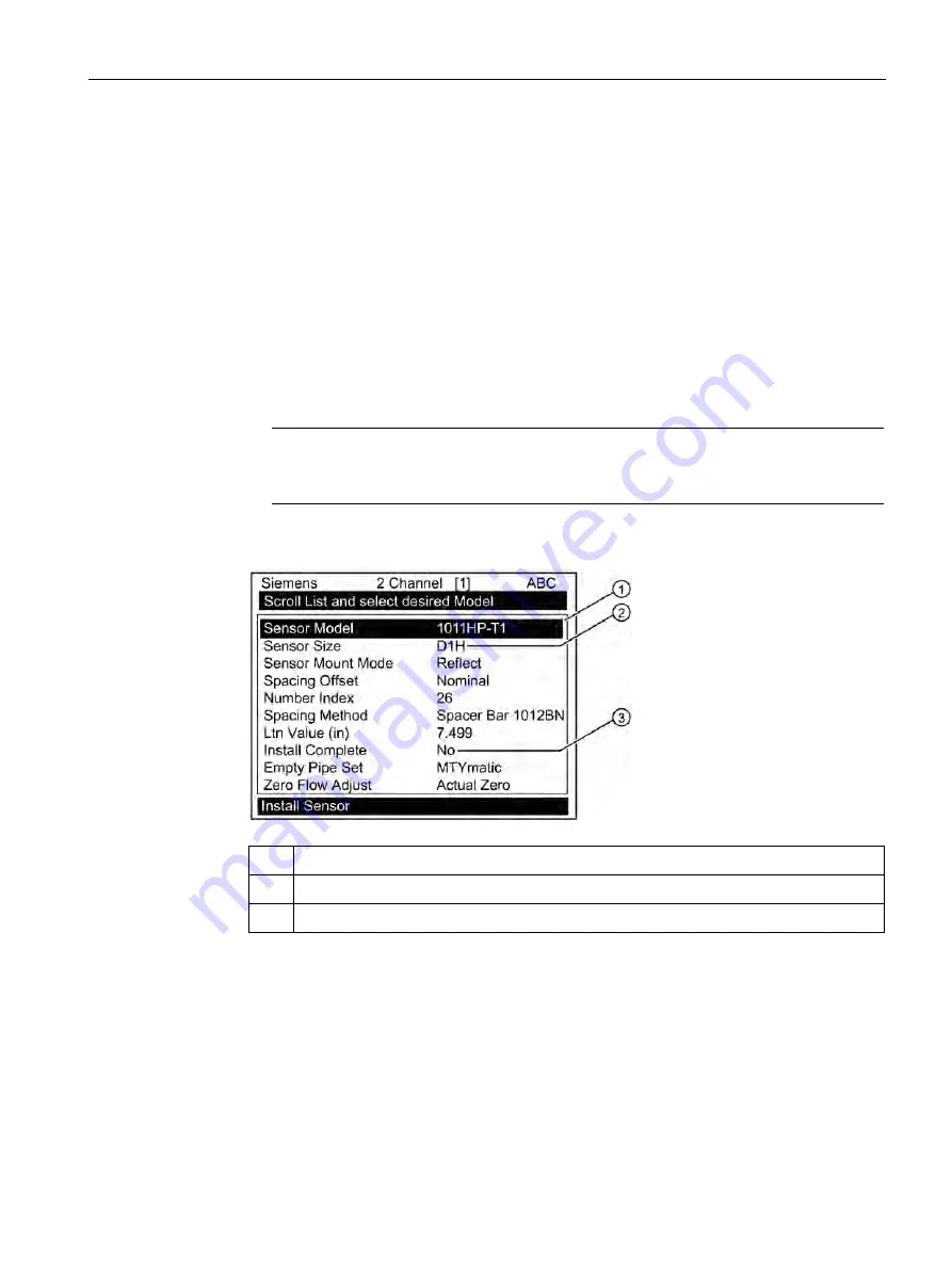 Siemens SITRANS 7ME3500 Operating Instructions Manual Download Page 63