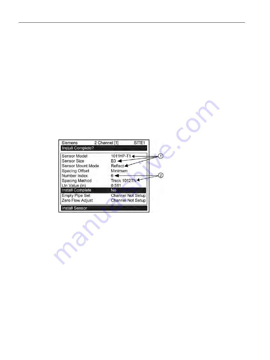 Siemens SITRANS 7ME3500 Operating Instructions Manual Download Page 72