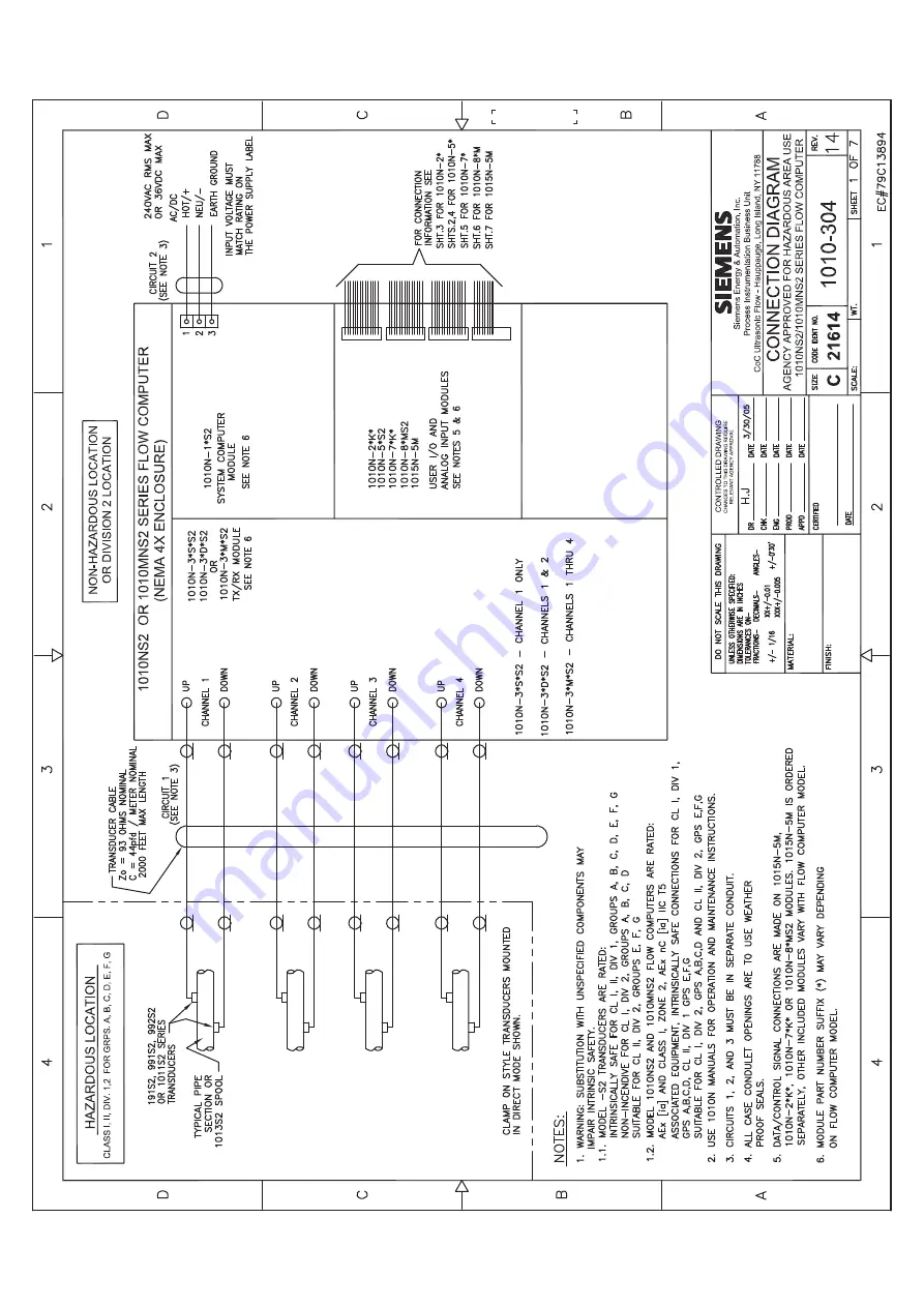 Siemens SITRANS 7ME3500 Operating Instructions Manual Download Page 222