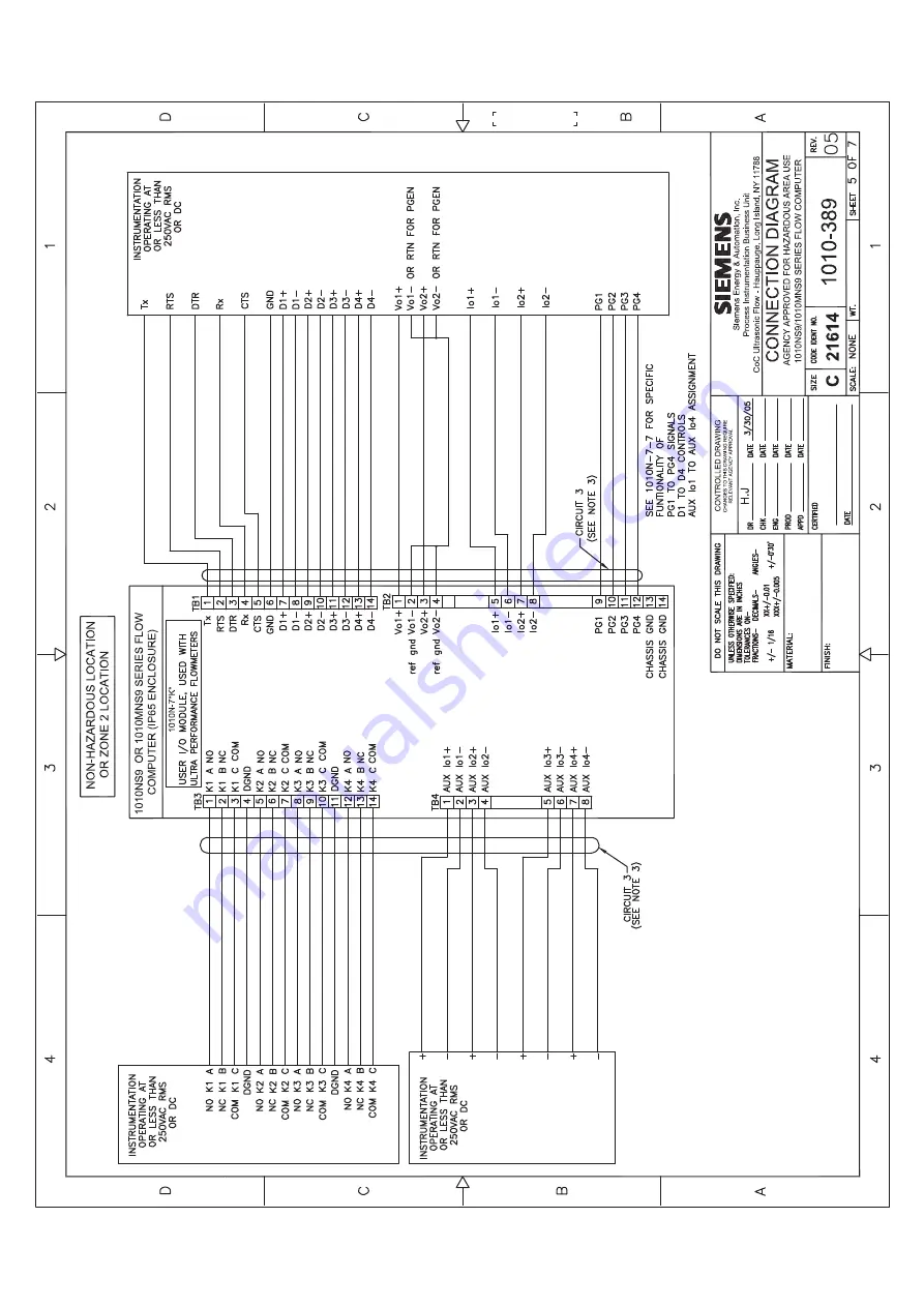 Siemens SITRANS 7ME3500 Operating Instructions Manual Download Page 245