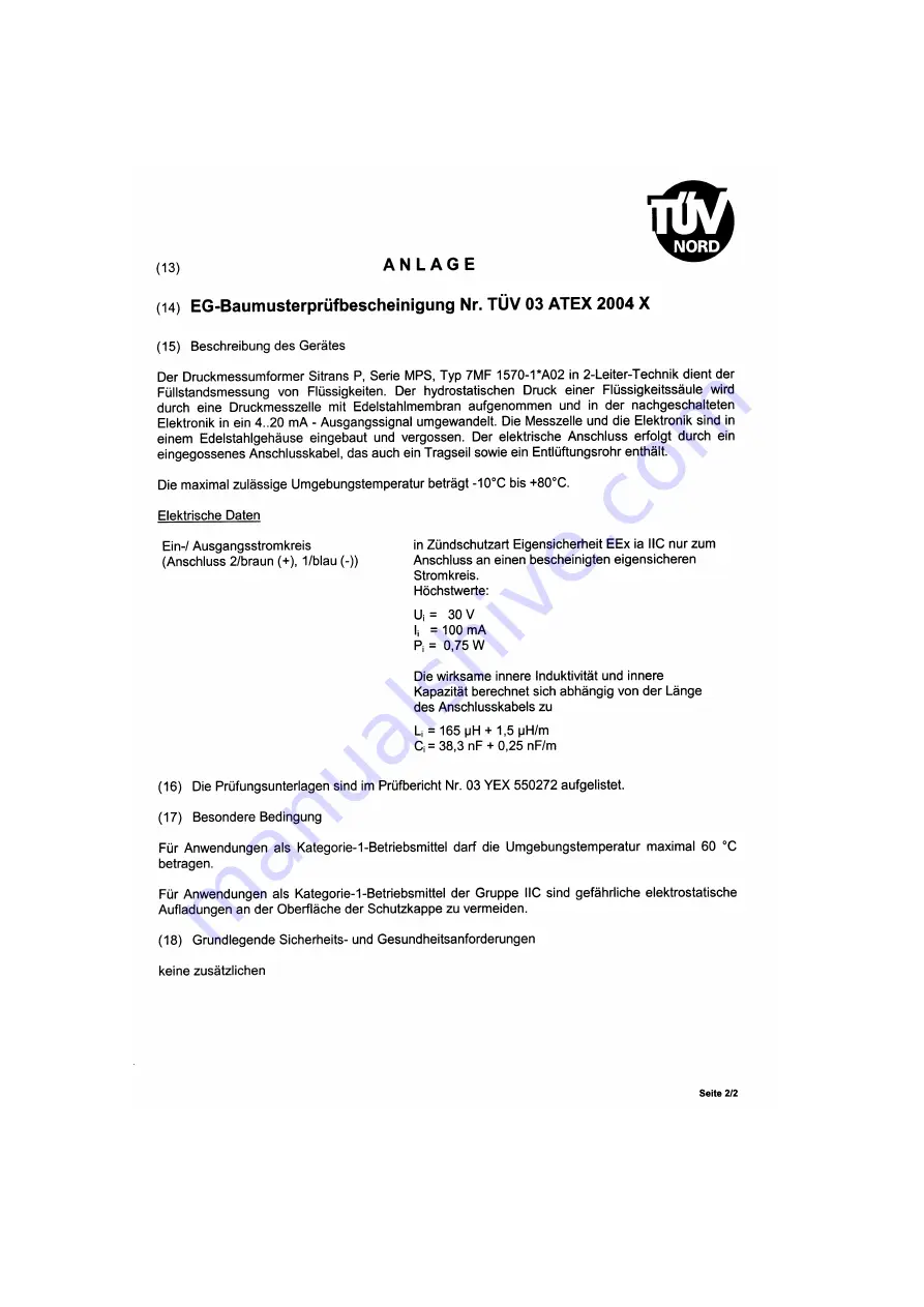 Siemens SITRANS 7MF1570 Operating Instructions Manual Download Page 77