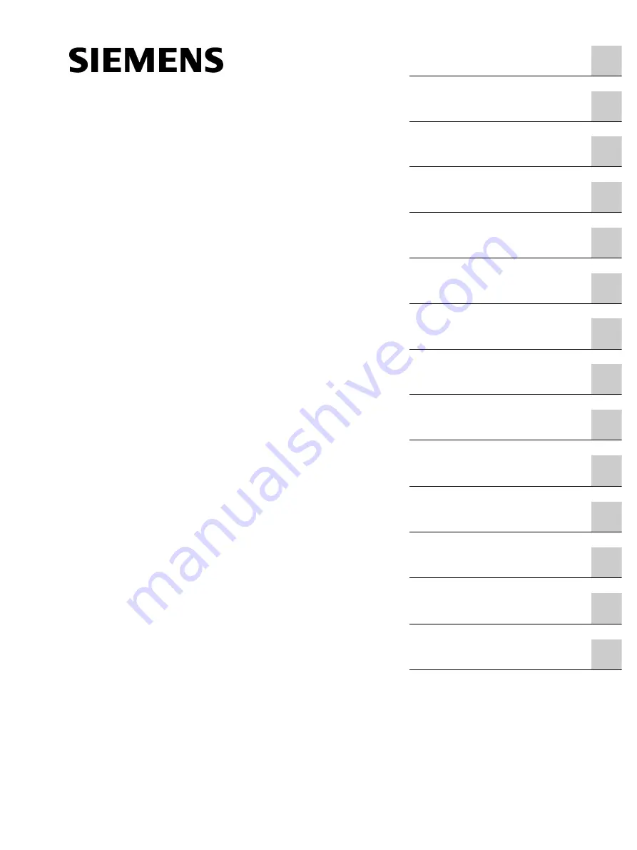 Siemens SITRANS CC220 Operating Instructions Manual Download Page 1