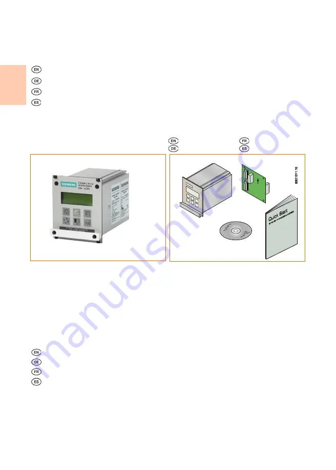 Siemens SITRANS F C MASSFLO MASS 6000 Quick Start Manual Download Page 1