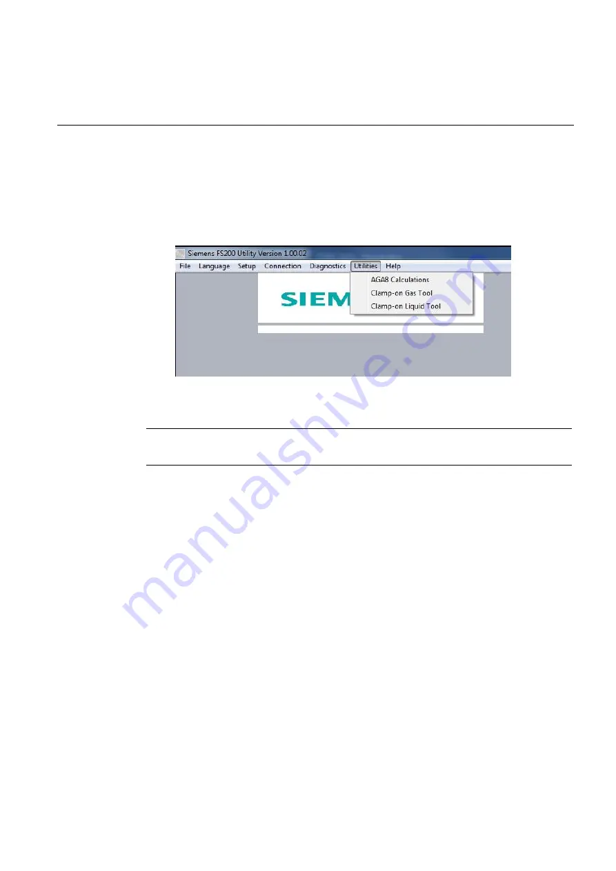 Siemens SITRANS F FS200 Utility Programming Manual Download Page 22