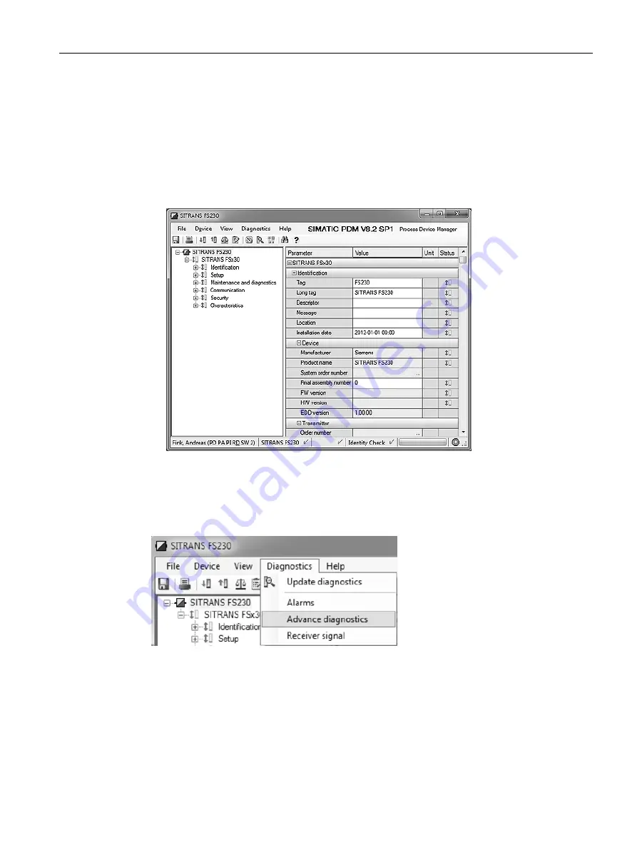 Siemens SITRANS F FST030 Operating Instructions Manual Download Page 135