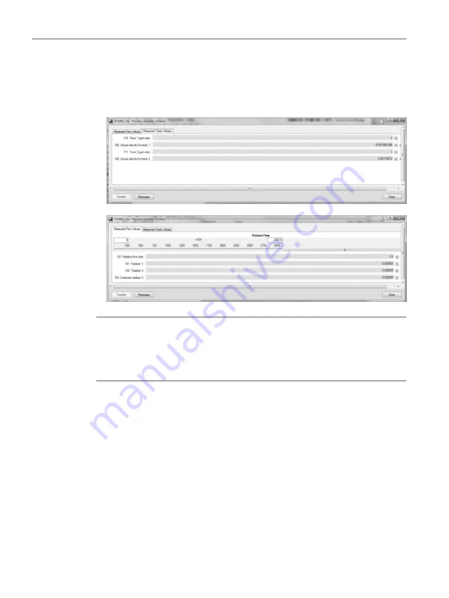 Siemens SITRANS F FUE380 Operating Instructions Manual Download Page 58