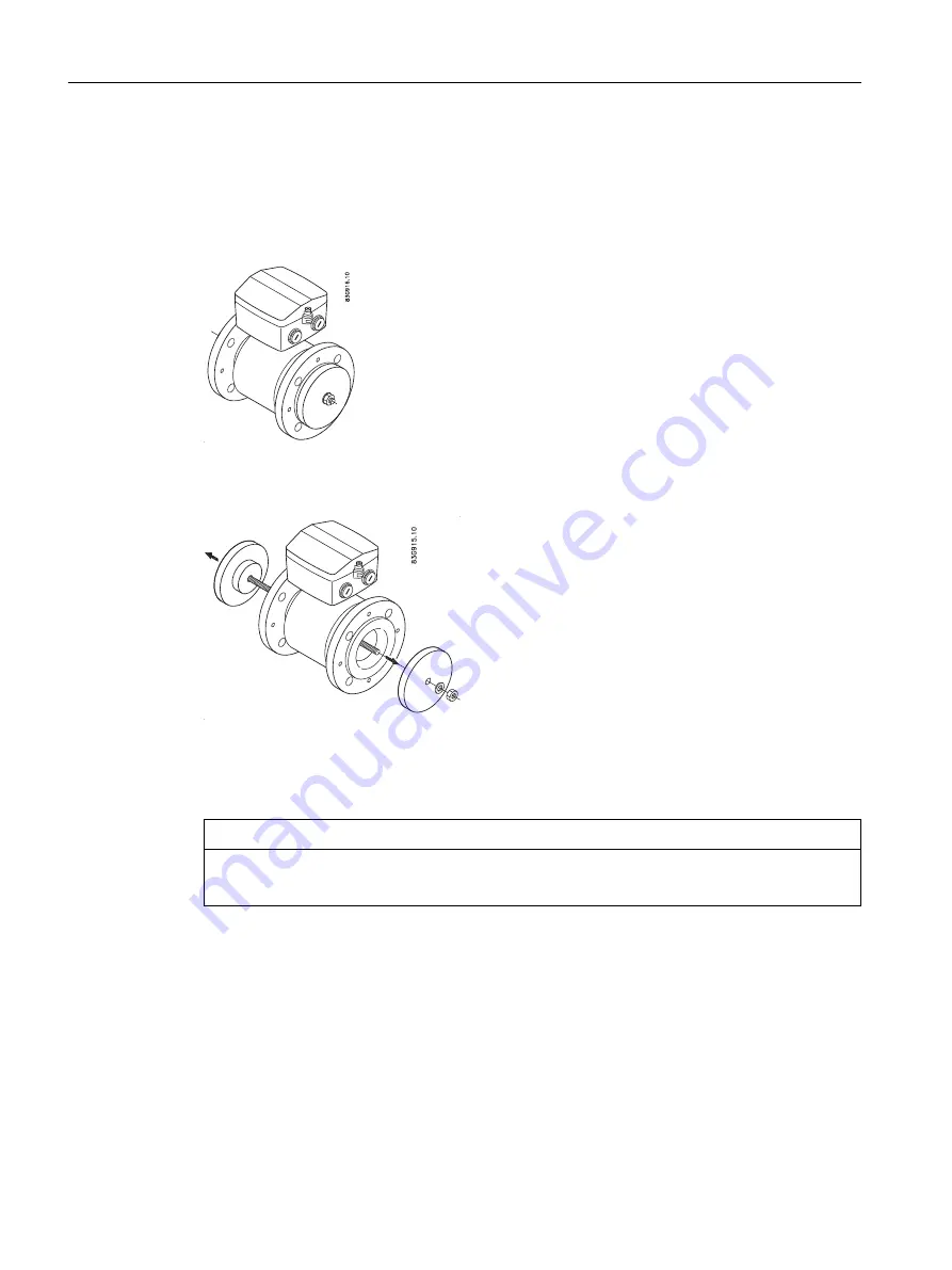 Siemens SITRANS F M MAG 3100 Operating Instructions Manual Download Page 30