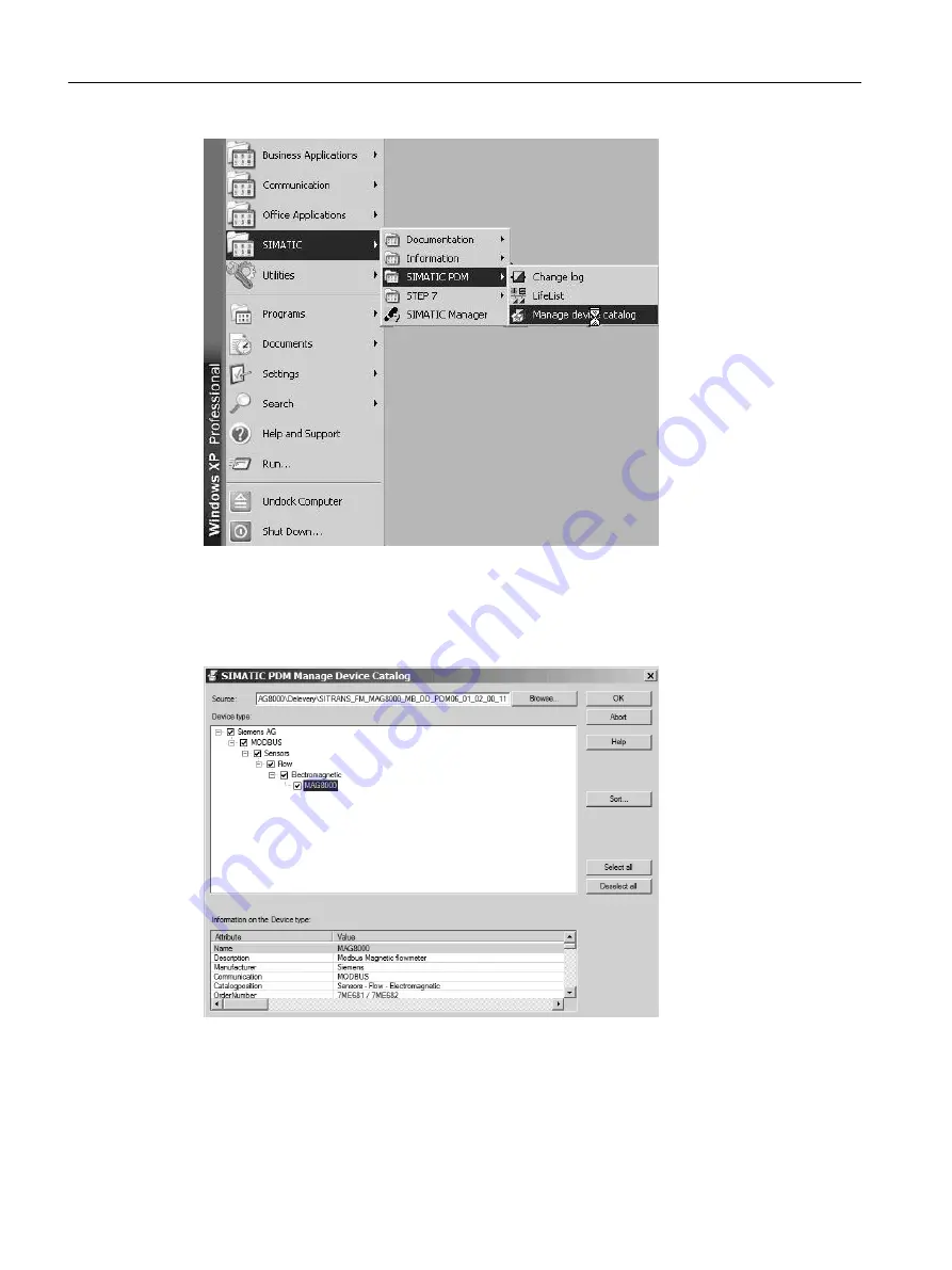 Siemens SITRANS F M MAG 8000 Operating Instructions Manual Download Page 42