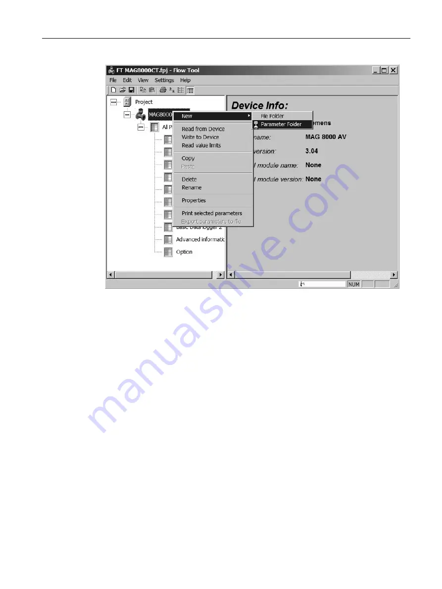 Siemens SITRANS F M MAG 8000 Operating Instructions Manual Download Page 121