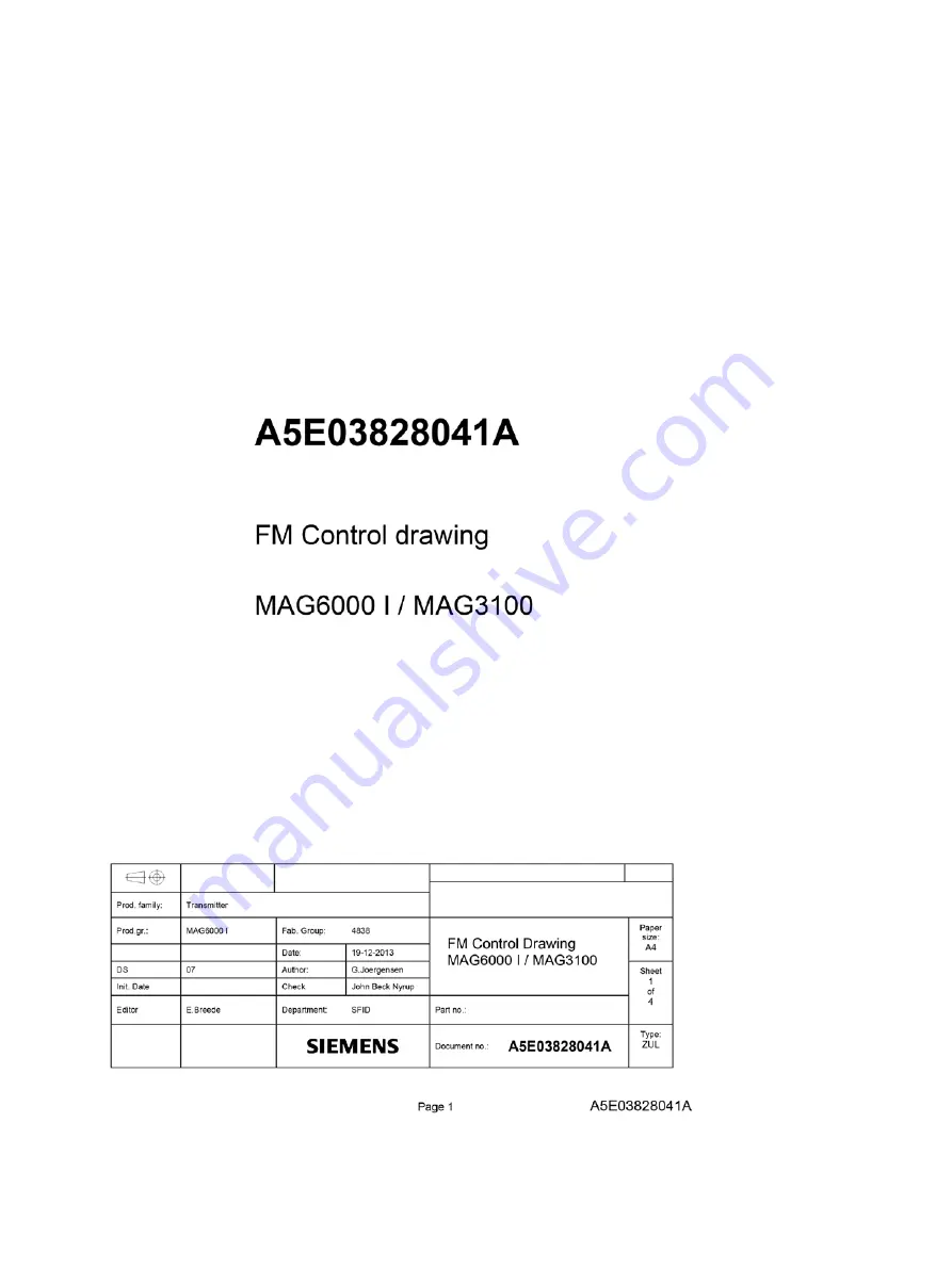 Siemens SITRANS F MAG 6000 EX DE Operating Instructions Manual Download Page 101