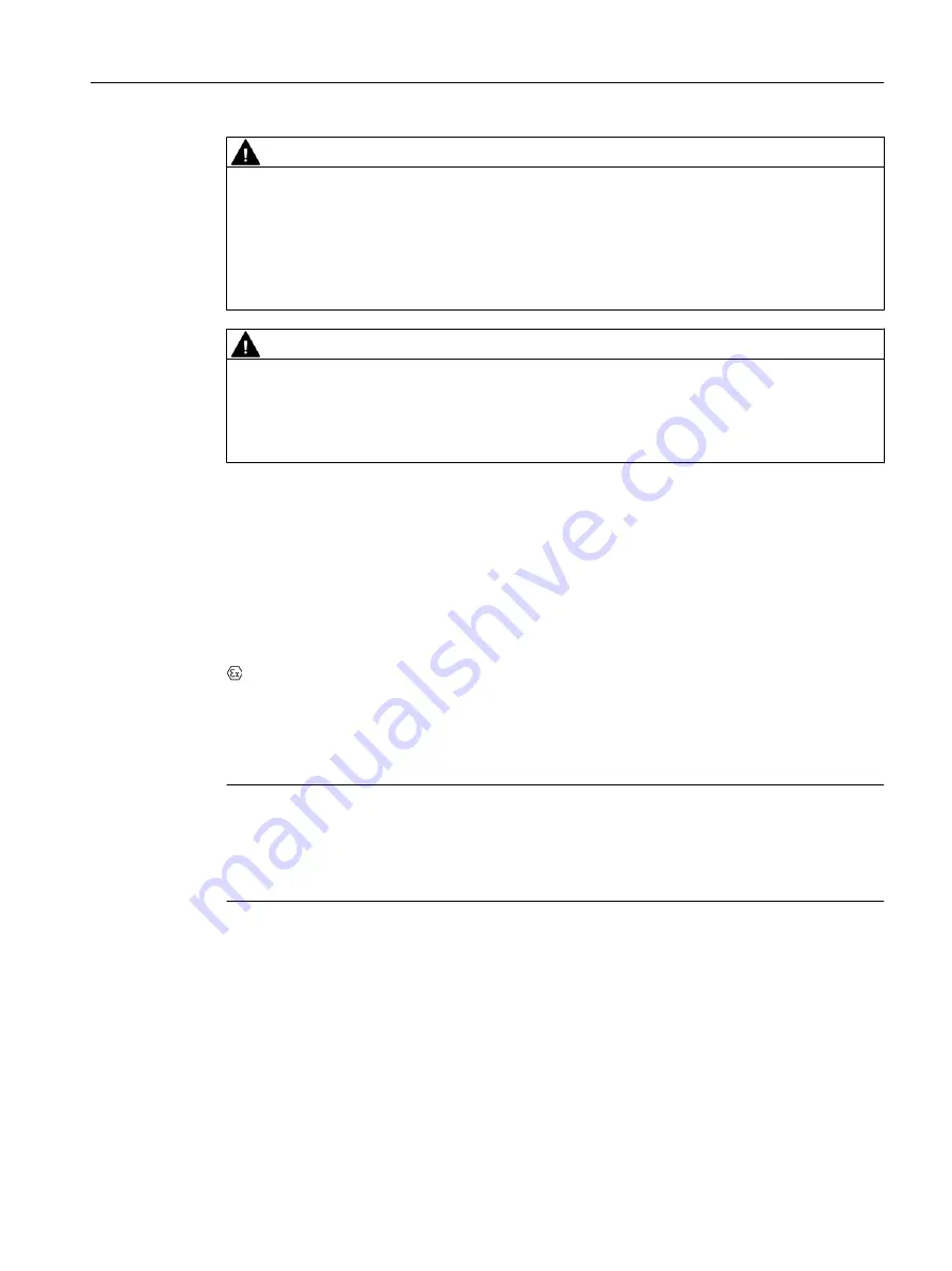 Siemens SITRANS F MAG 6000 I Operating Instructions Manual Download Page 13