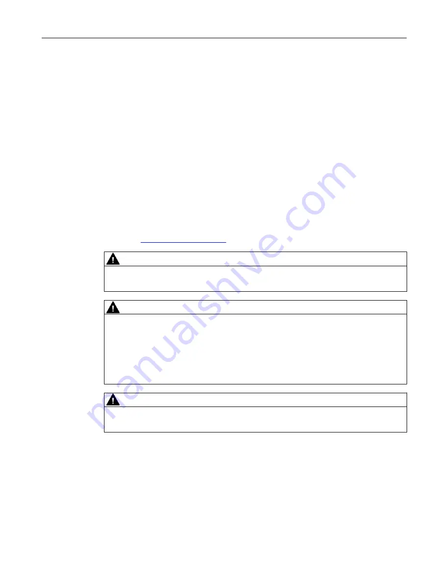 Siemens SITRANS F SITRANS FC410 Operating Instructions Manual Download Page 15