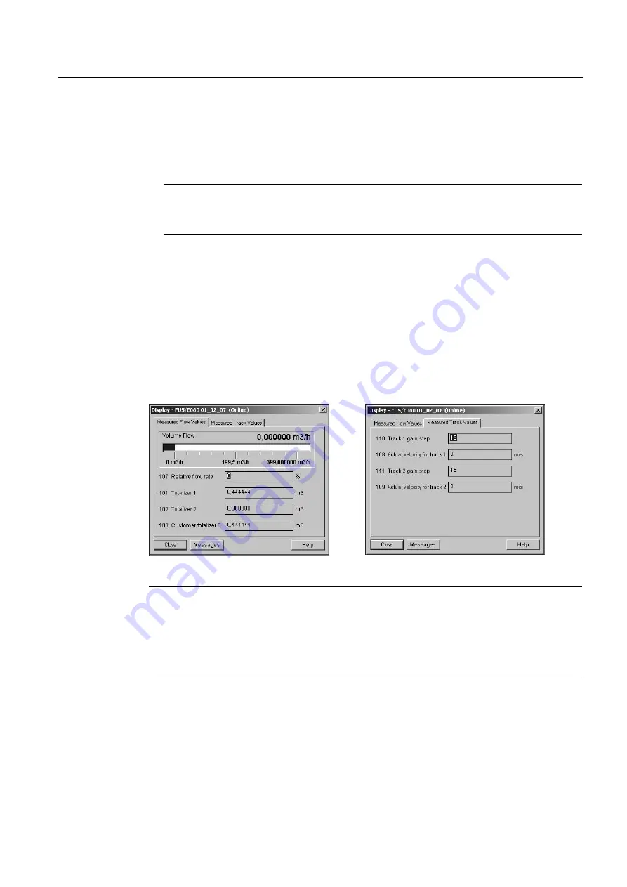 Siemens SITRANS F US SONOKIT Operating Instructions Manual Download Page 43