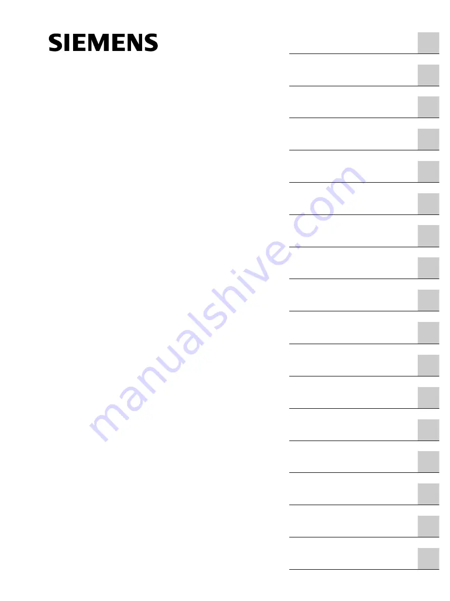 Siemens SITRANS FC330 Operating Instructions Manual Download Page 1