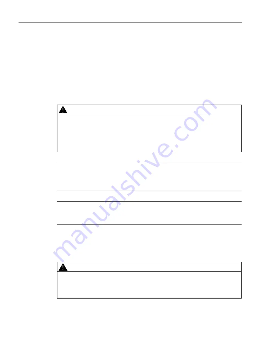 Siemens SITRANS FC410 Operating Instructions Manual Download Page 18