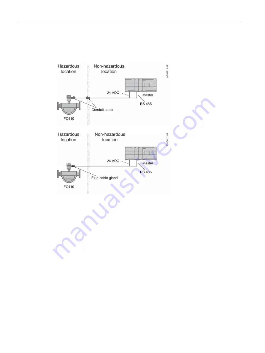 Siemens SITRANS FC410 Operating Instructions Manual Download Page 48