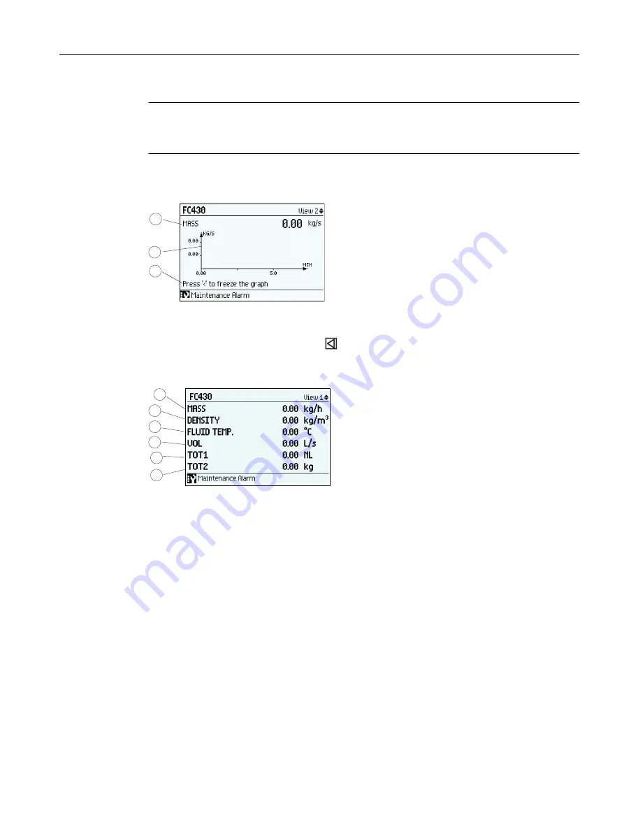 Siemens SITRANS FC430 Operating Instructions Manual Download Page 125