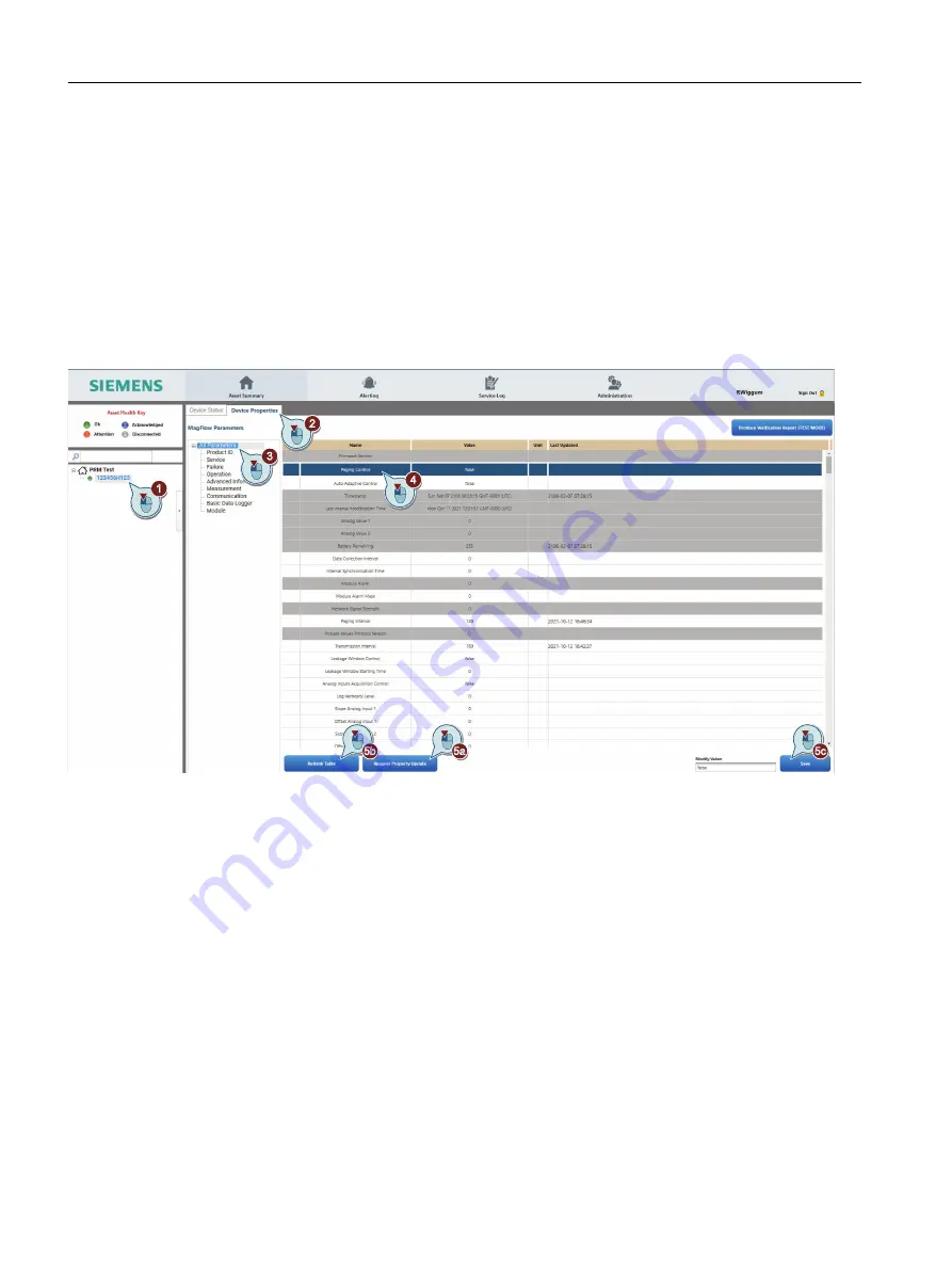 Siemens SITRANS FM MAG 8000 IIoT Operating Instructions Manual Download Page 32