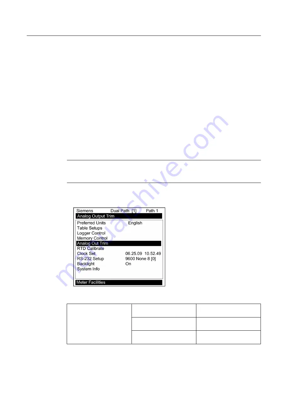 Siemens SITRANS FUP1010 Operating Instructions Manual Download Page 93